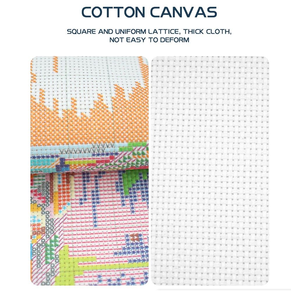 News Pre-Printed Cross Stitch  - Cotton Embroidery Thread Skeins review and price