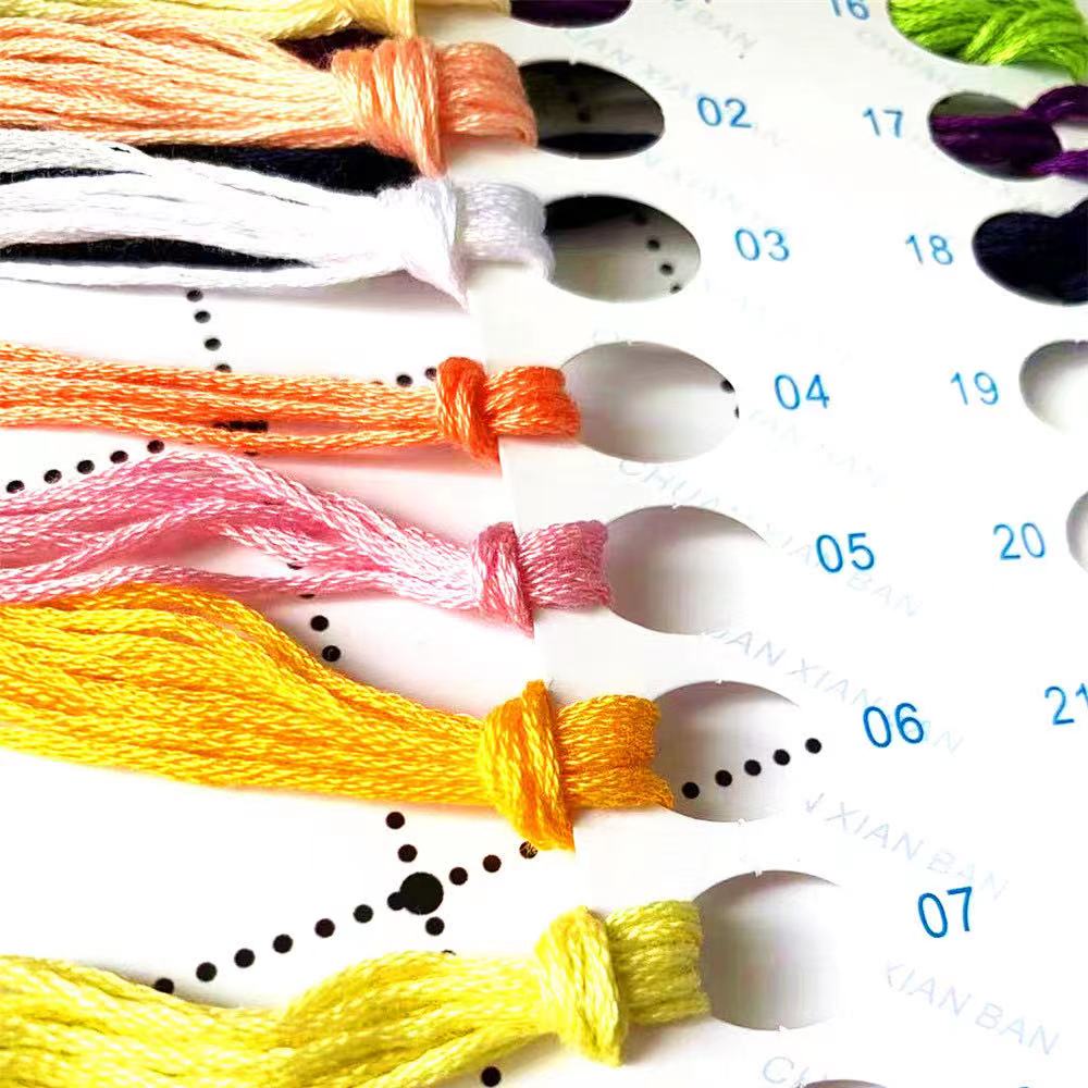 6702 DIY Cross Stitch Kits Cro - Cotton Embroidery Thread Skeins review and price
