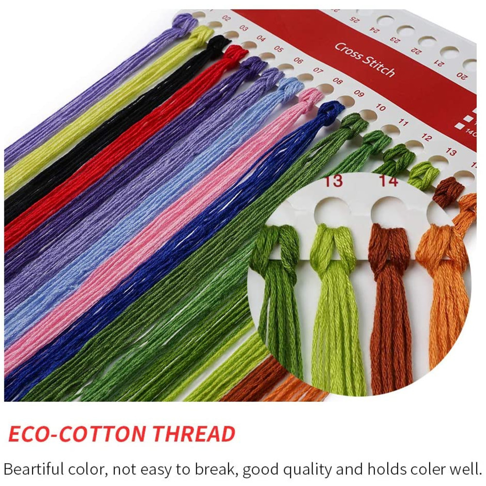 Landscape Bathroom DIY Cross S - Cotton Embroidery Thread Skeins review and price