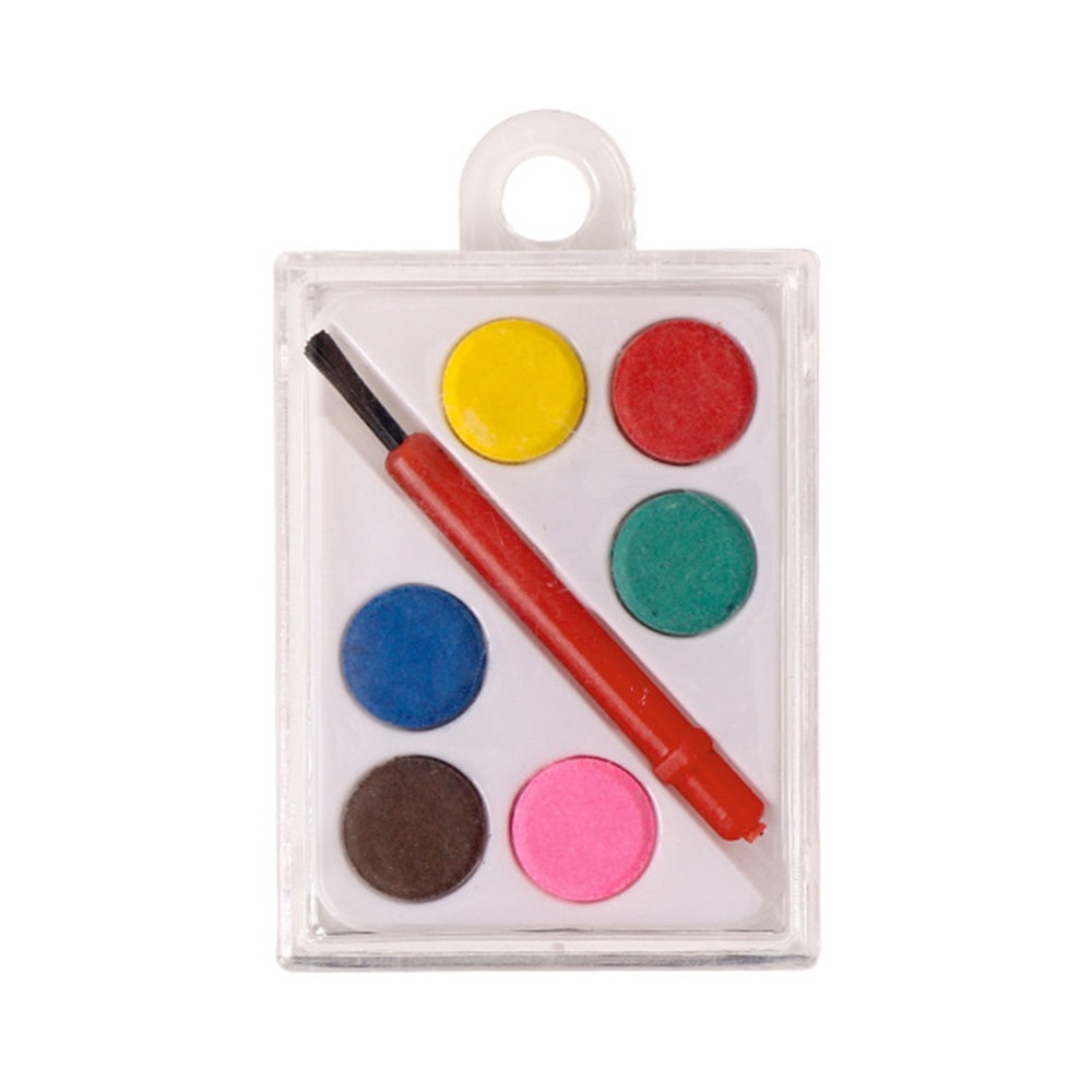 Portable with Painting Brush W - Watercolor Paint Set Solid Pigment review and price