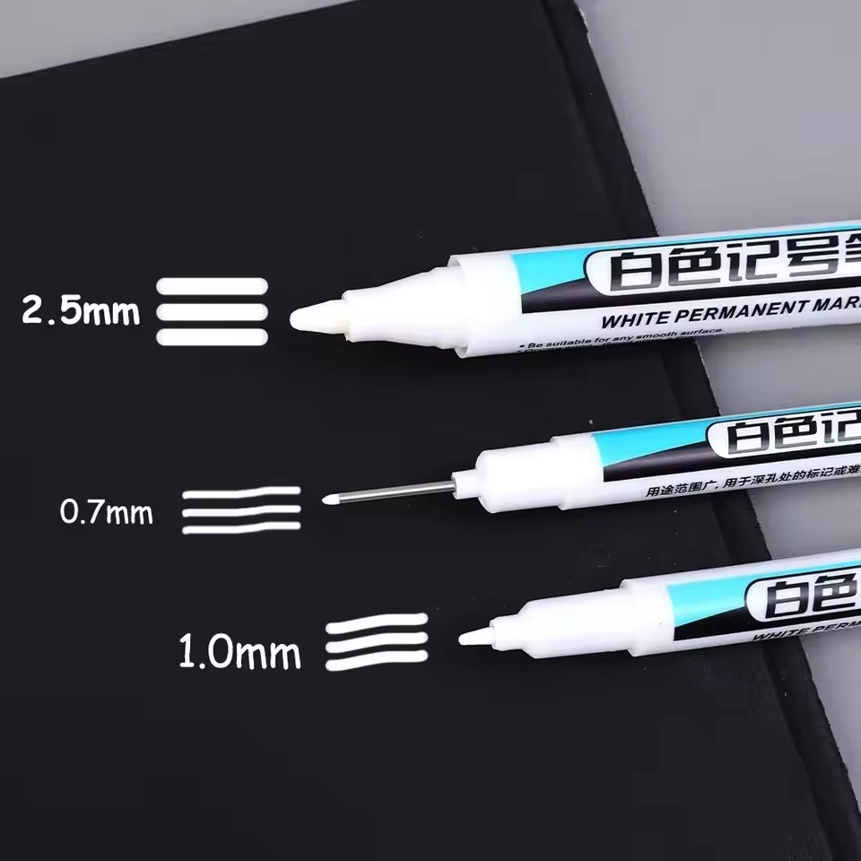 0.7/1.0/2.5MM White Permanent  - Painting Supplies review and price